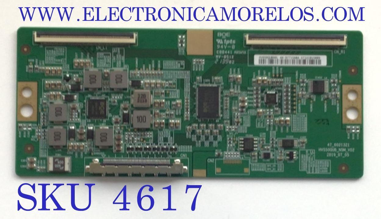 T-CON PARA TV SONY BRAVIA / NUMERO DE PARTE 44-9771568A / 47_6021321 / 449771568A / HV650QUBN9L / E88441 / HV550QUB_N5M_V02 / PANEL YSBM065CNO01 / DISPLAY HV650QUB-N9L / MODELO KD-65X80J / KD65X80J / KD-65X75K / KD65X75K